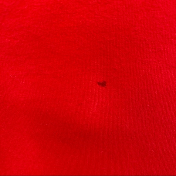 Krew District Authentic graphic print Christmas Holiday cozy red sweatshirt S - Picture 13 of 13